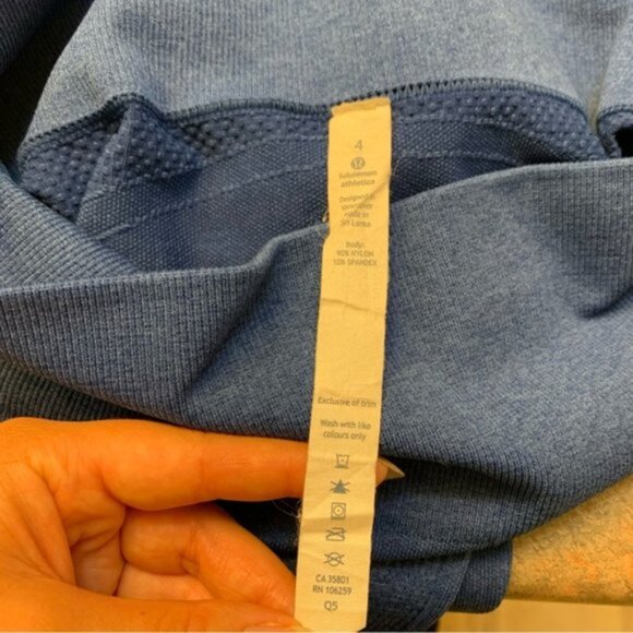 Lululemon Ebb to Street Pant Heathered Harbour Blue Size 4 - Picture 7 of 7